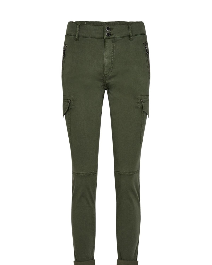 Women Mos Mosh Trousers | Gilles Timaf Pant-Forest Night