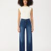 Women DL1961 Jeans | Hepburn Wide Leg High Rise Vintage-Blue Tide