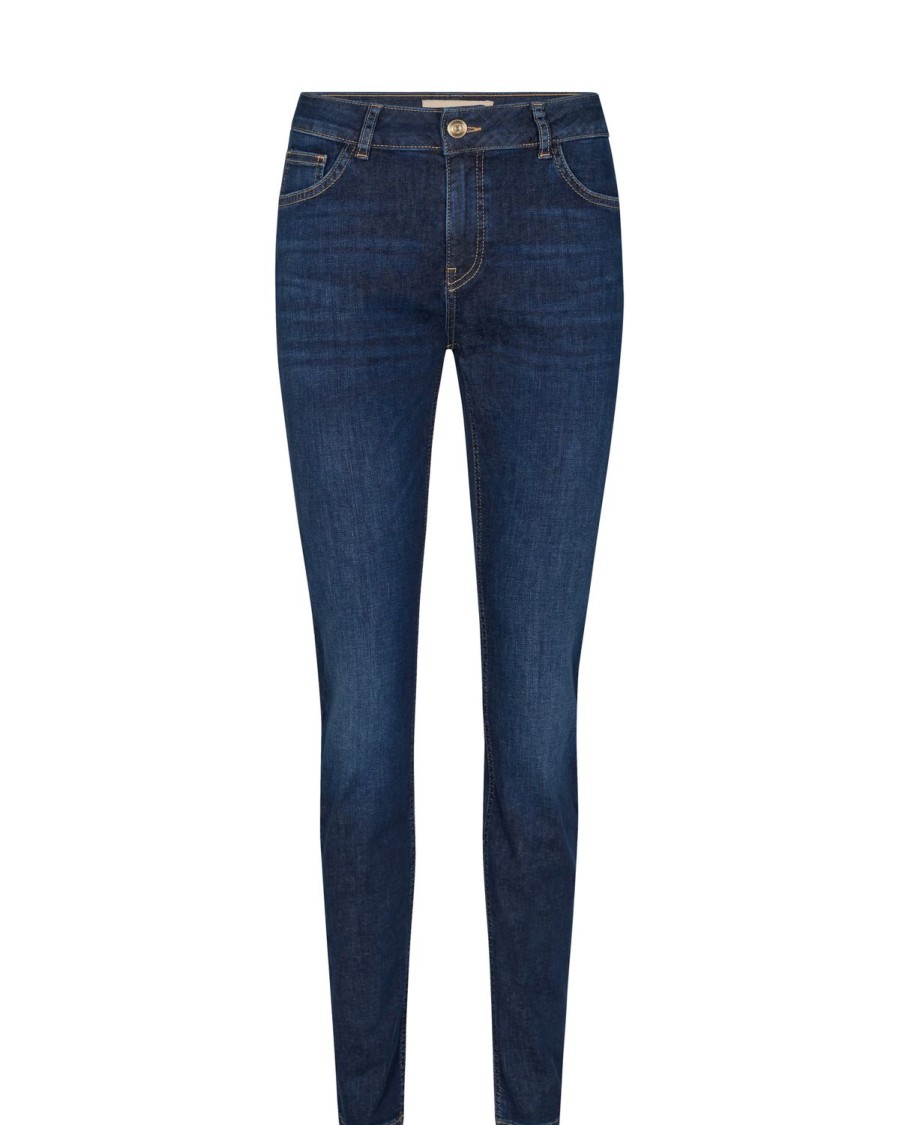 Women Mos Mosh Jeans | Regina Cover Jean-Blue Denim