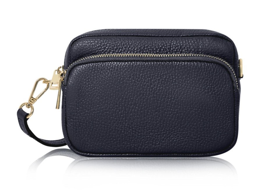 Women Doodie Stark Bags | Leather X-Body Bag-Navy