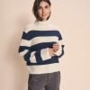 Women Mos Mosh Knitwear | Aidy Thora Stripe Rollneck Knit-Big Dipper