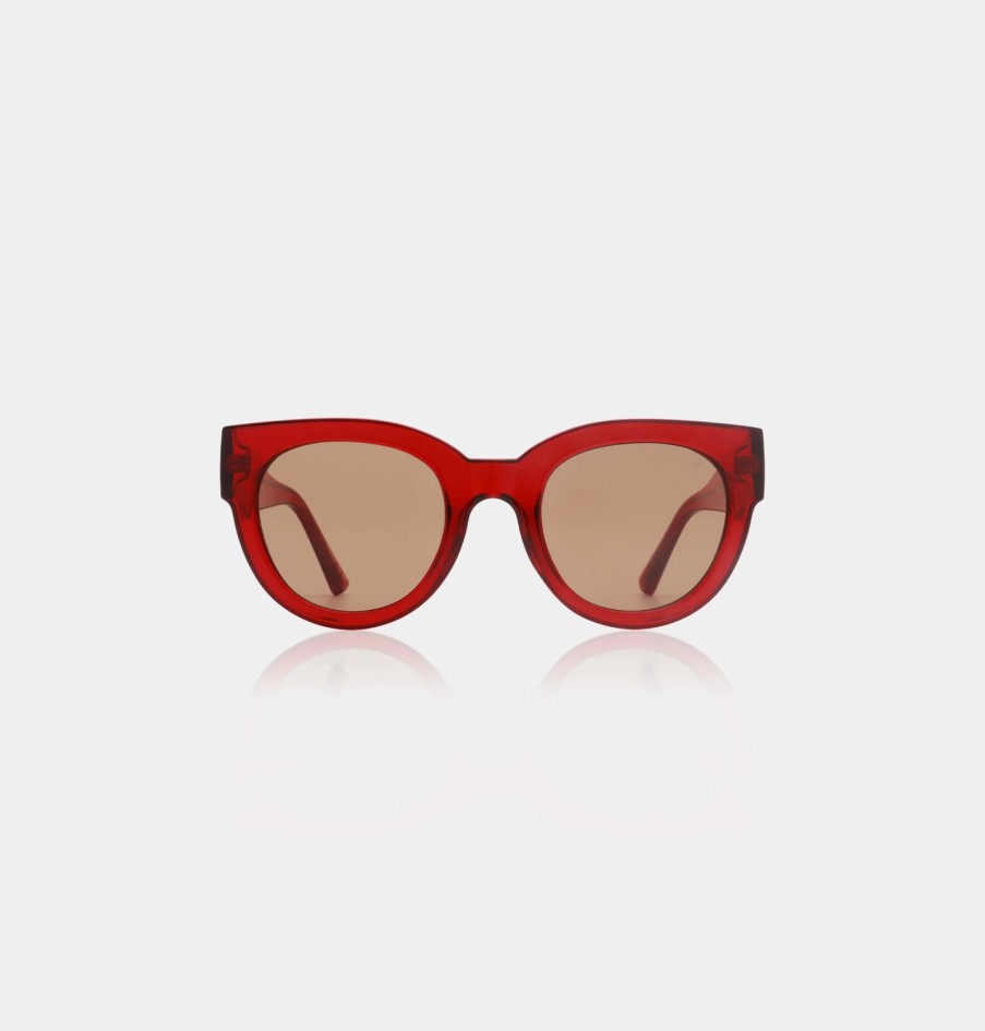 Eyewear A. Kjaerbede | Lilly Sunglasses-Red Transparent