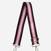 Women Doodie Stark Bag Straps | Stripe Bag Strap-Fuchsia/Black