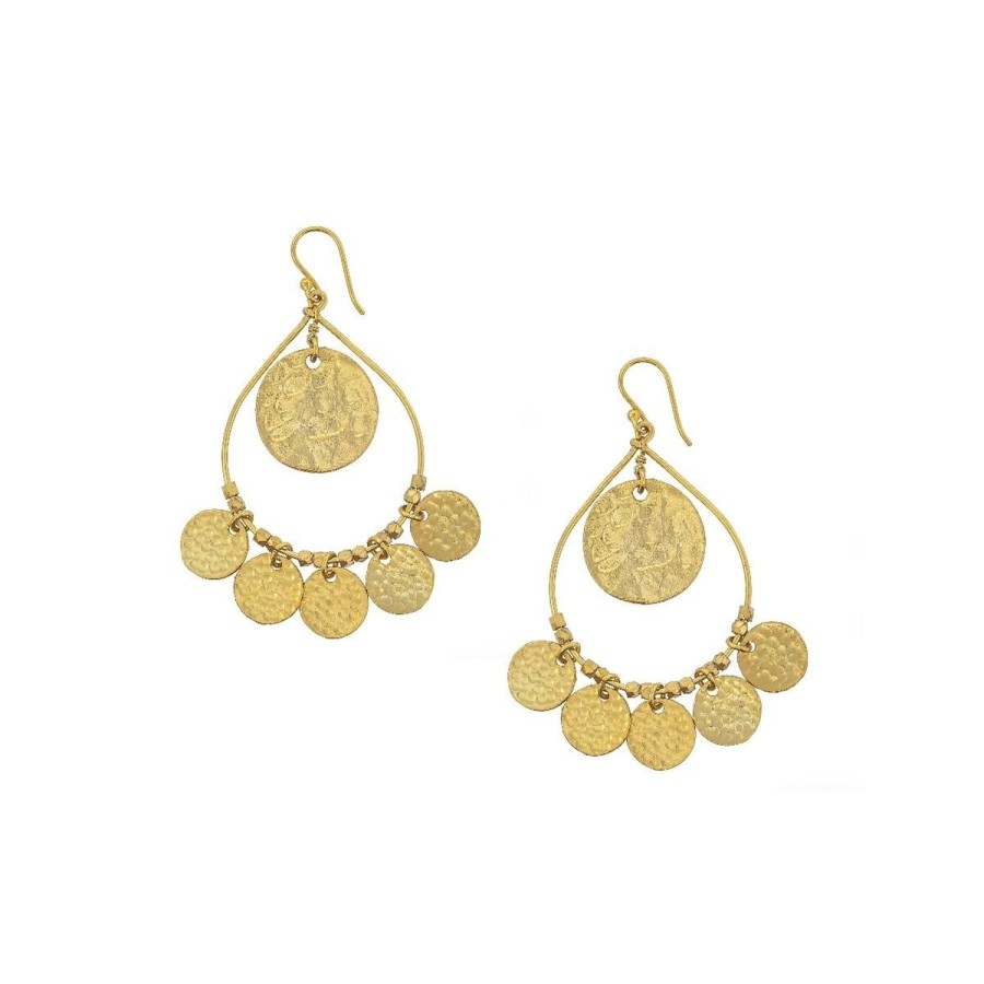 Women Ashiana Earrings | Greek Island Earrings-Gold