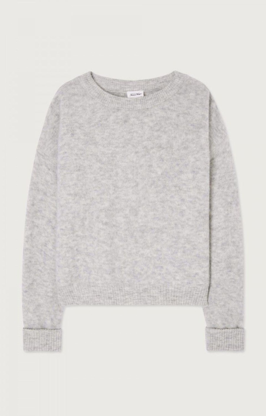 Women American Vintage Knitwear | Vitow Pullover-Gris Clair