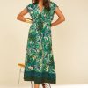 Women Doodie Stark Dresses | Rivienne Robe-Green