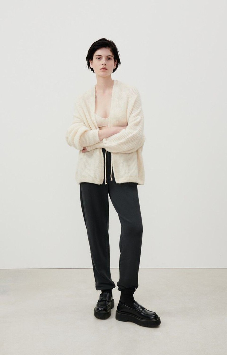 Women American Vintage Knitwear | East Cardi-Nacre