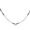 Women Boho Betty Necklaces | Aditi Black Beaded Star Necklace-Gold