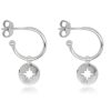 Women Boho Betty Earrings | Sshphssv3 Mack Hoop Earrings-Silver