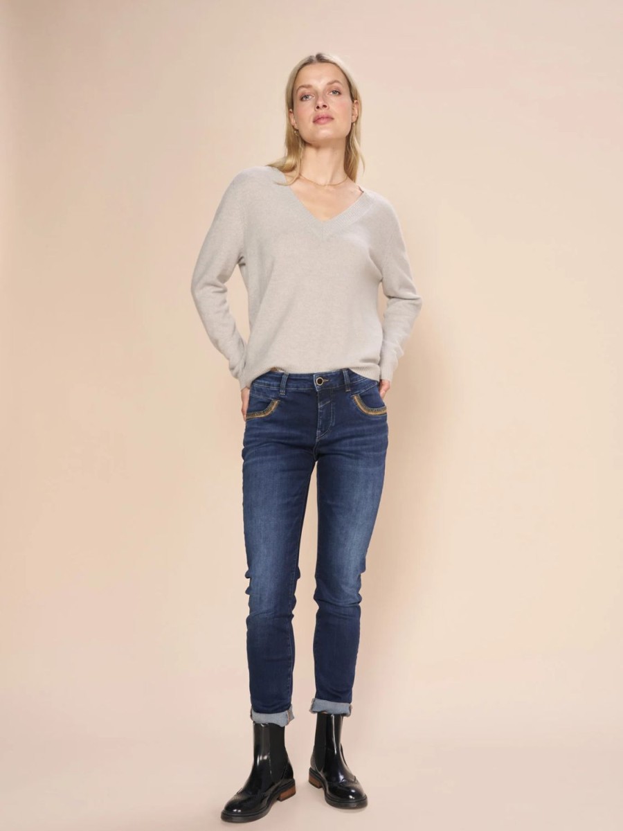 Women Mos Mosh Jeans | Naomi Achilles Jeans-Dark Blue