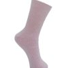 Women Black Colour Socks | Ronja Wool Sock-Baby Rose