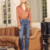 Women Reiko Jeans | Milo High Waisted Straight Jeans-Denim V239