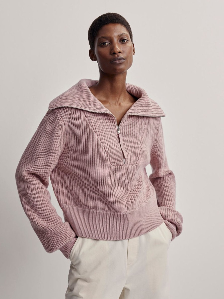 Women Varley Knitwear | Mentone Knit-Pale Mauve