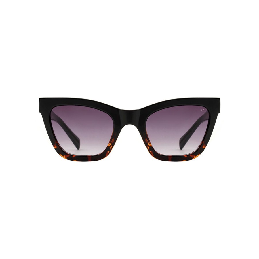 Eyewear A. Kjaerbede | Big Kanye Sunglasses-Black/Demi Tortoise