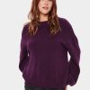 Women Saint Tropez Knitwear | Trixie Pullover-Petunia Melange