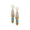 Women Nahua Earrings | Branca Earrings-Gold