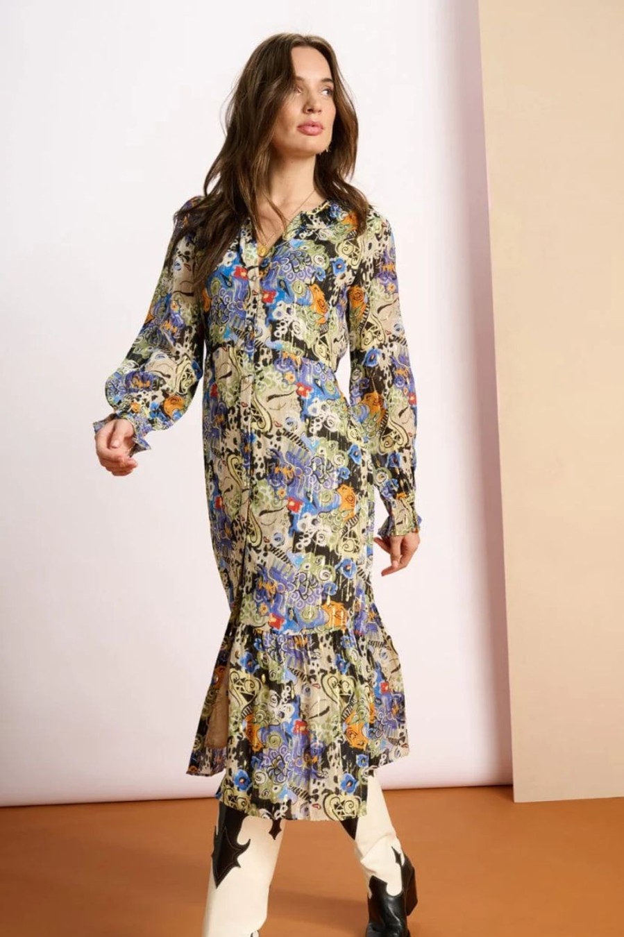 Women Pom Amsterdam Dresses | Gleaming Glory Dress-Multi