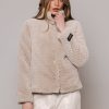 Women Rino & Pelle Jackets | Davor Faux Fur Jacket-Stone