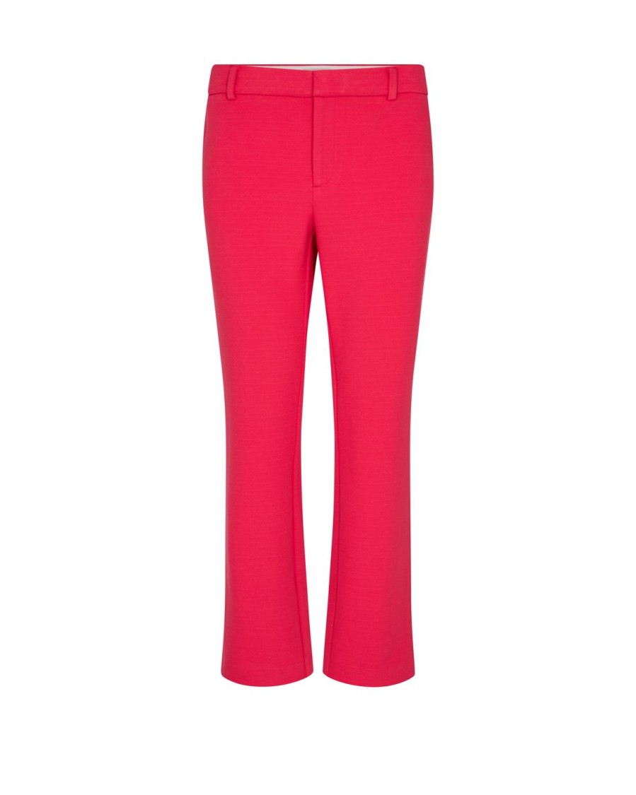 Women Mos Mosh Trousers | Cella Pique Pant-Teaberry