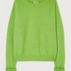 Women American Vintage Knitwear | Vitow Pullover-Pistache Chine