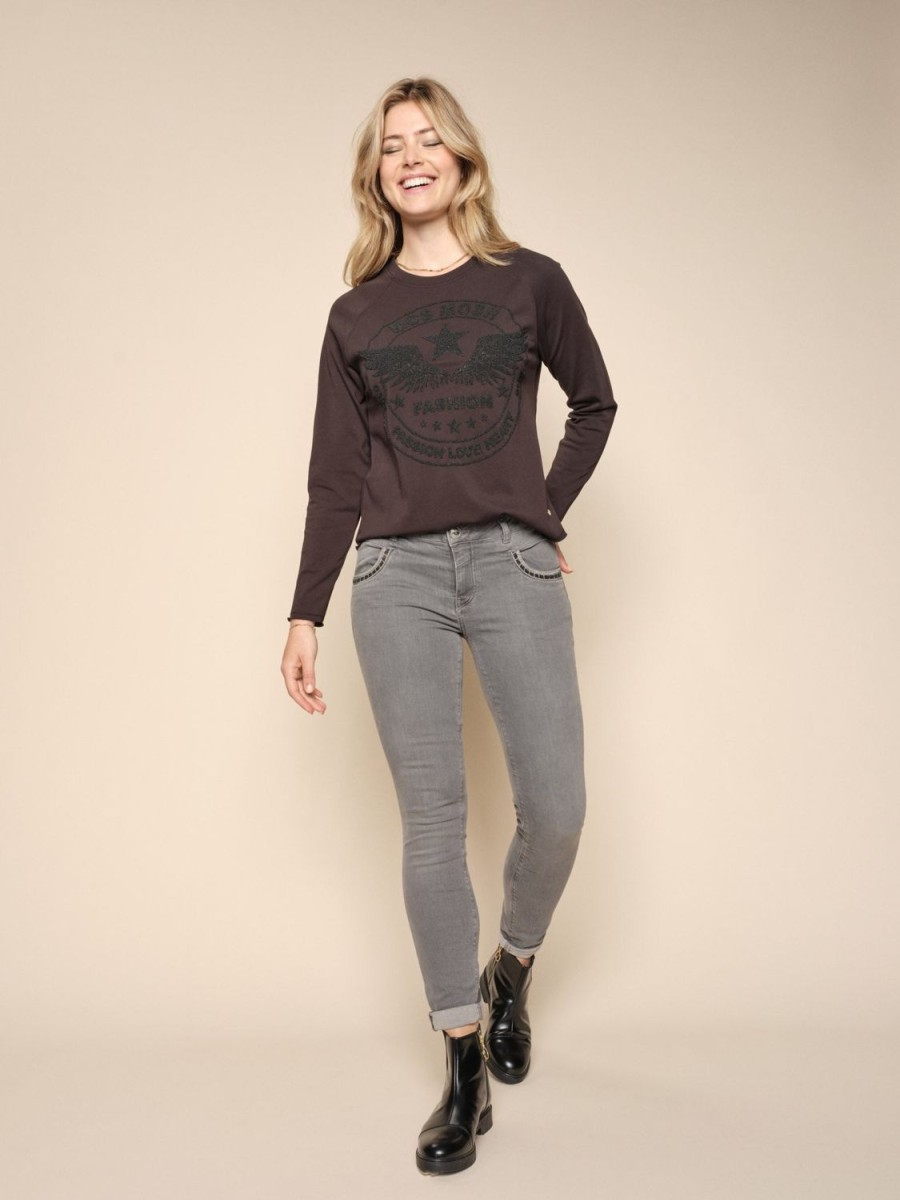 Women Mos Mosh Jeans | Naomi Silver Jeans-Grey