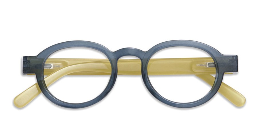 Eyewear Have a Look | Circle Twist Readers-Petrol/Lime