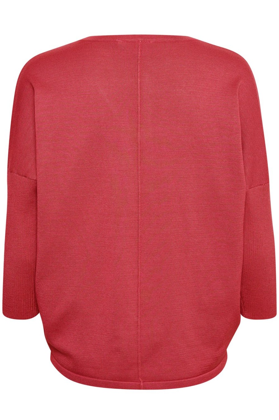 Women Saint Tropez Knitwear | Mila V-N Pullover-Hibiscus