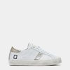 Women DATE Trainers Trainers | Hill Low Calf-White/Platinum