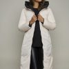 Women Rino & Pelle Coats | Keila Reversible Padded Coat-Black/Angora