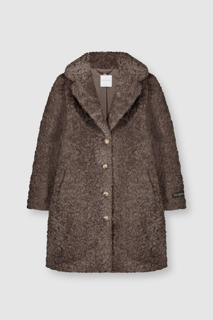 Women Rino & Pelle Coats | Jenny Coat-Taupe