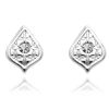 Women Boho Betty Earrings | Linden Cz Stud Earring-Silver