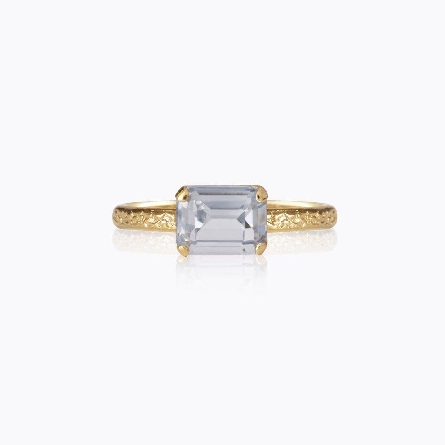 Women Caroline Svedbom Rings | Naya Ring-Gold Light Sapphire