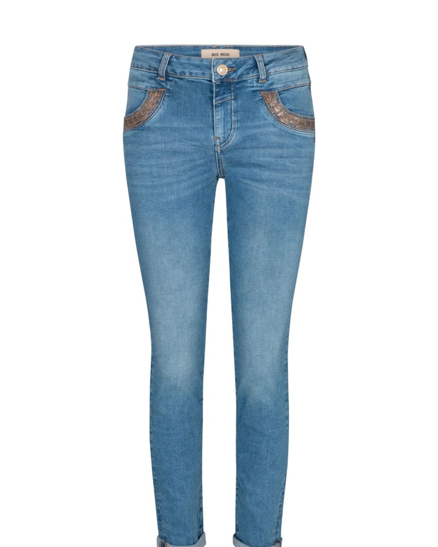 Women Mos Mosh Jeans | Naomi Arrows Jeans-Blue