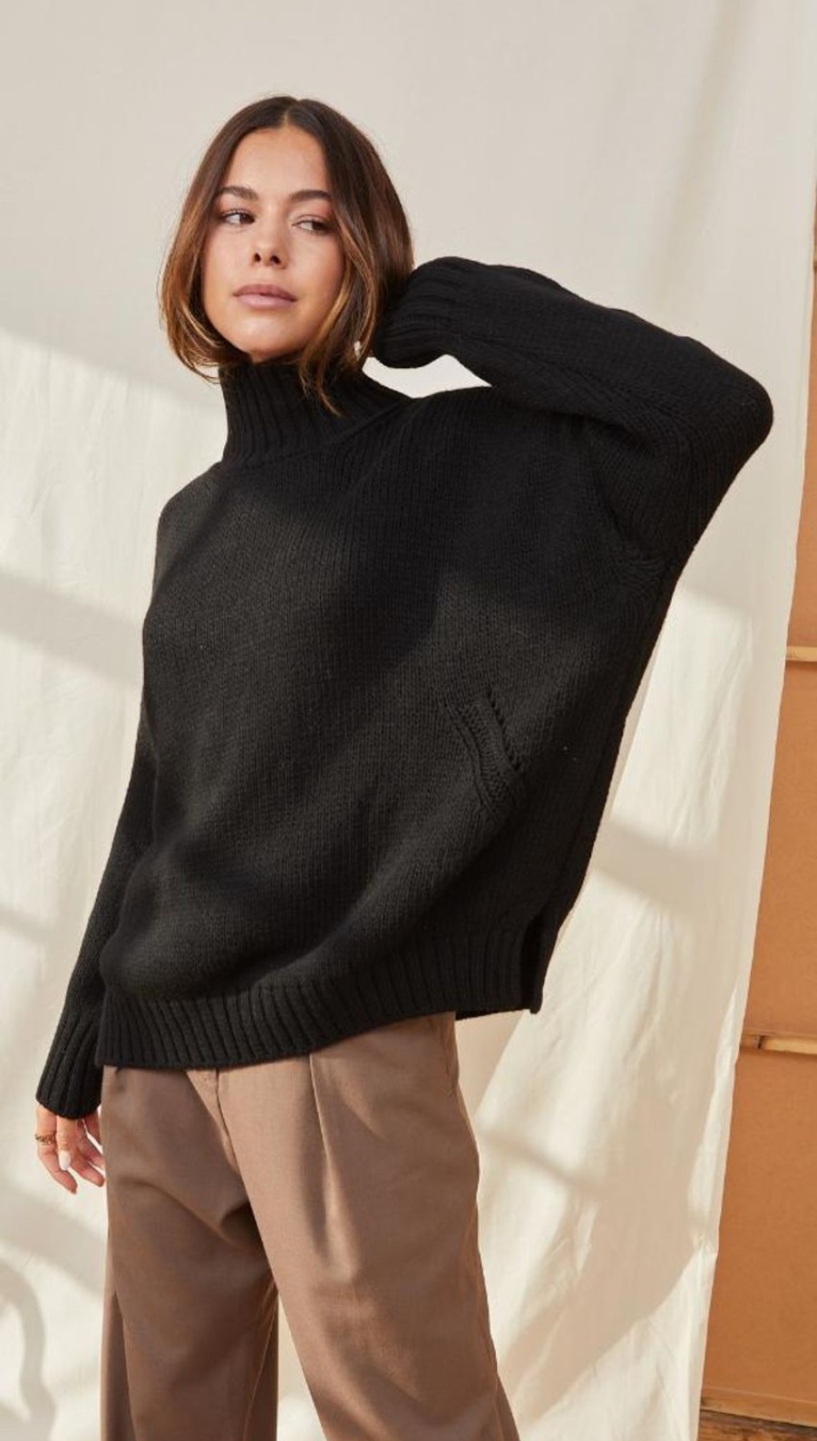 Women Charli Knitwear | Margot Sweater-Black