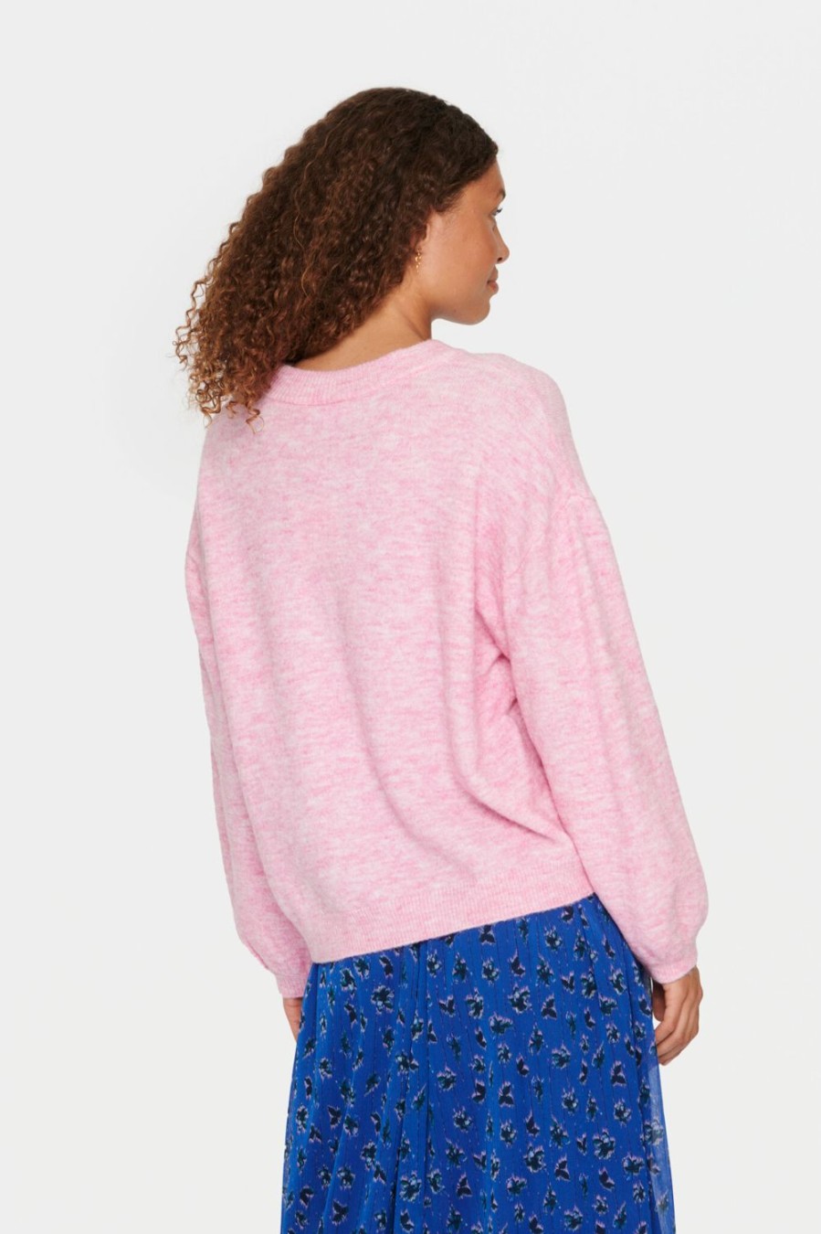 Women Saint Tropez Knitwear | Trixie Pullover-Orchid Smoke