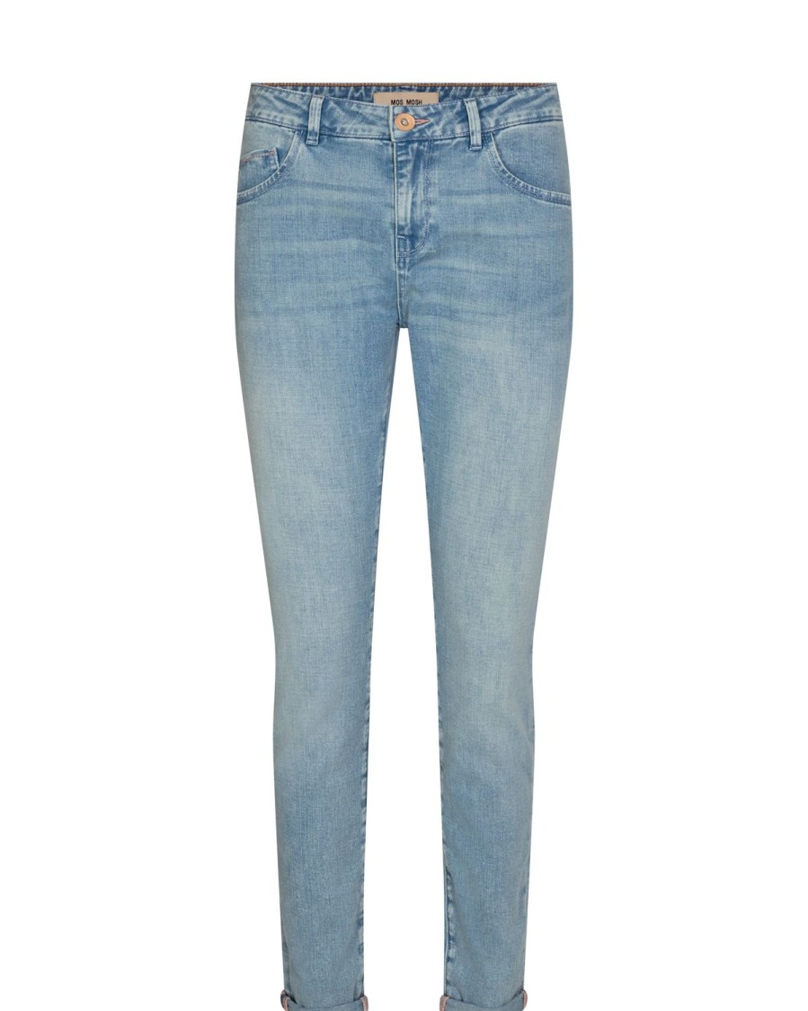 Women Mos Mosh Jeans | Bradford Smooth Regular Jeans-Light Blue