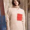 Women Maison Anje Knitwear | Batilly Turtle Neck-Greige