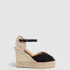 Women Castaner Wedges | Bianco Wedge-Black