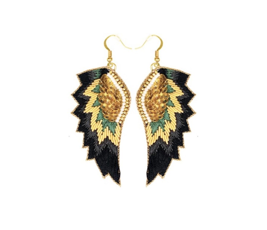 Women Nahua Earrings | Magda Earrings-Carbone