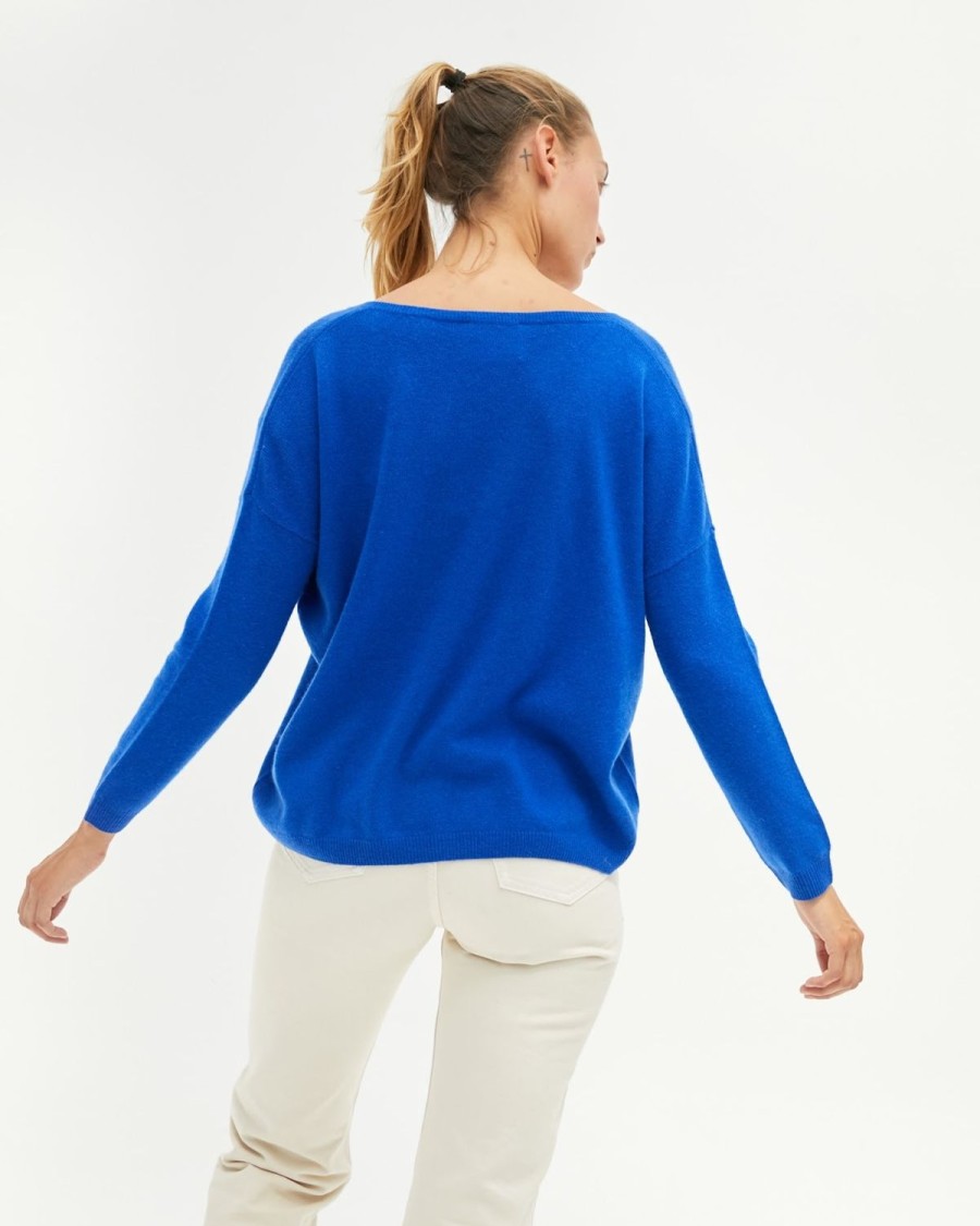 Women Absolut Cashmere Knitwear | Angele Cashmere Knit-Cobalt