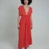 Women Nooki Dresses | Lucia Maxi Dress-Orange