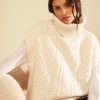 Women Doodie Stark Knitwear | Mishapi Pullover-Ecru