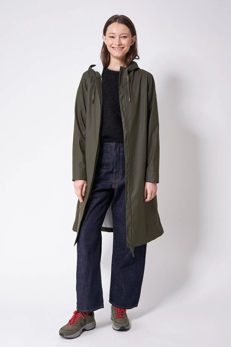 Women Tanta Coats | Tonger Coat-Khaki