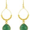 Women Ashiana Earrings | Bay Reef Earrings-Dark Green