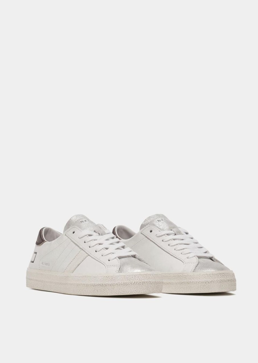 Women DATE Trainers Trainers | Hill Low Vintage Calf-White/Bronze