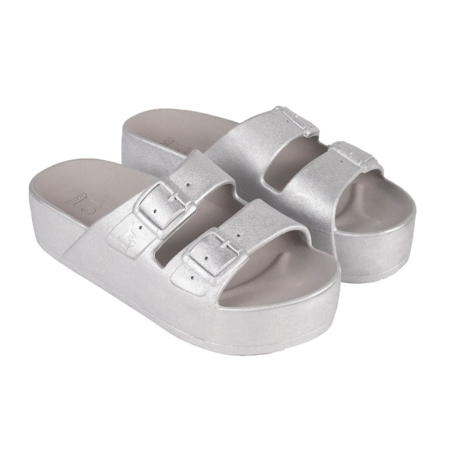 Women Cacatoes Sandals | Caipirinha Sandal-Metallic Silver