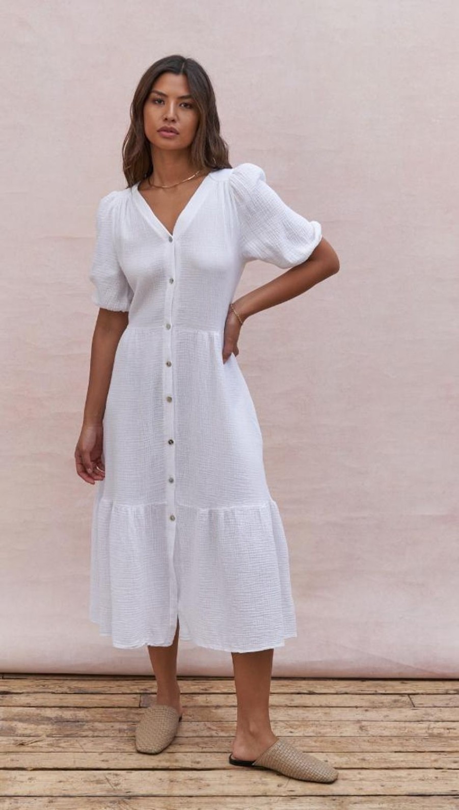 Women Charli Dresses | Danielle Dress-White