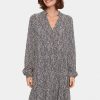 Women Saint Tropez Dresses | Eda Ls Dress-Night Sky Zig Zebra