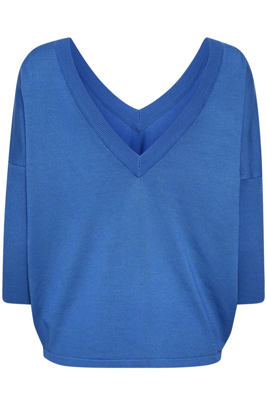 Women Saint Tropez Knitwear | Kila V-Neck Pullover-Campanula