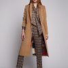 Women Vilagallo Coats | Katherine Emb Coat-Camel